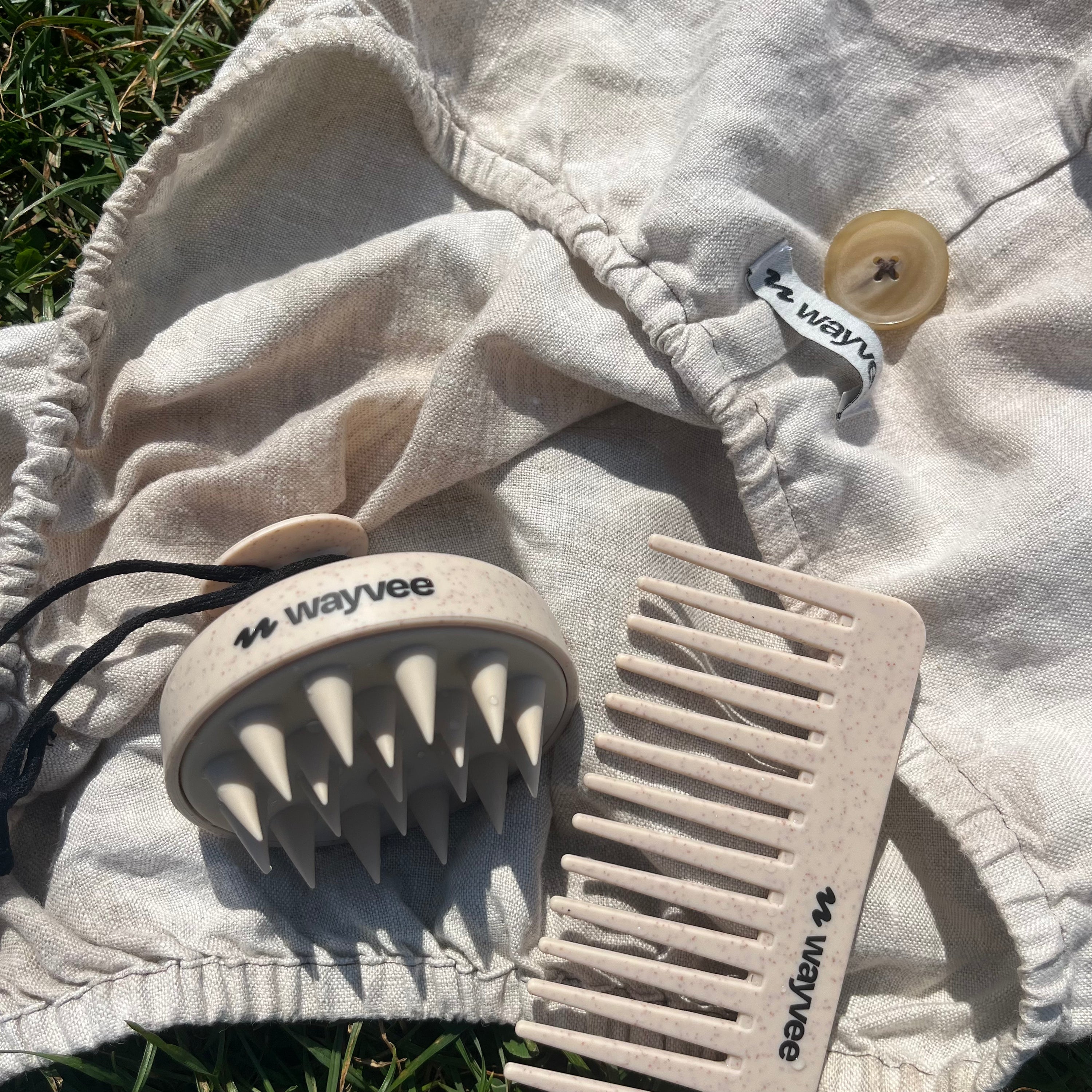 LIMITED Edition: Linen Hair Towel Oat